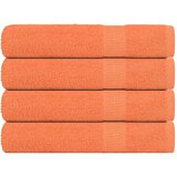 vidaXL Brisače 4 kos oranžna 100x200 cm 360 g/m² 100% bombaž | Shoptok.si