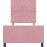  s opruga kutije Ružičasta 100 x 200 cm Baršun | shoptok.hr