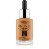 Catrice HD Liquid Coverage Foundation vodoodporni tekoči puder z mat učinkom odtenek 082 Warm Caramel 30 ml | Shoptok.si