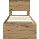  Okvir za krevet Umjetnička hrastovina 75 x 190 cm | shoptok.hr