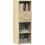  Visoka komoda boja hrasta 40 x 42,5 x 124 cm konstruirano drvo | shoptok.hr