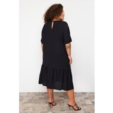 Trendyol Curve Black Printed Woven Dress | ePonuda.com