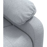 vidaXL Masažni stol svetlo sivo blago | Shoptok.si