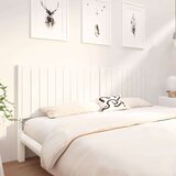  Uzglavlje za krevet bijelo 205 5x4x100 cm od masivne borovine | shoptok.hr