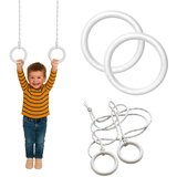 Monkey Gym Leseni Gimnastični obroči otroški Karussell Bela, (5000081539) | Shoptok.si