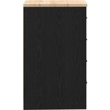  Garažni ormar za odlaganje crni 40x51x85 cm masivne borovine | shoptok.hr