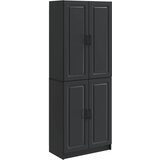  Set ormara 2 kom. Crna Konstruirano drvo | shoptok.hr