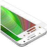 Cadorabo Oklepni film Full Screar, združljiv s Samsungom - zaščitnim filmom v prozornem z belim - kaljenim zaščitnim steklom v 9H trdoti s 3D dotikom, (20564857) Cene