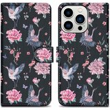 Cadorabo Ohišje, združljiv z Apple - Design Crane & Flowers št. 9 - Zaščitni pokrov z magnetnim zapiranjem, funkcijo stojala in režo za kartico, (20556377) Cene