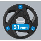 Rebel Active olimpijski utezi od lijevanog željeza, gumirani, 4x5 kg, rupa 51 mm | shoptok.hr
