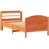  Okvir kreveta bez madraca voštano smeđi 75 x 190 cm od borovine | shoptok.hr