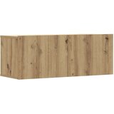  3-dijelni zidni TV ormarić Artisan hrast izrađen od drva | shoptok.hr