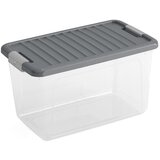 Kis Plastična škatla za shranjevanje s pokrovom 49x30x28,5 cm W box M – | Shoptok.si
