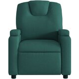  Električni masažni naslanjač temno zeleno blago | Shoptok.si