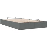 vidaXL Otomanski posteljni okvir brez vzmetnice siv 120x200 cm blago | Shoptok.si