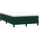 Box Spring krevet bez madracem tamno zeleni 120x220 cm baršun | shoptok.hr