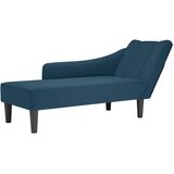  Počivaljka od baršun s rukonaslonom plava | shoptok.hr