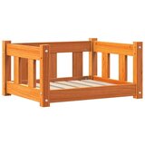  Ležišče za psa Voskast rjav 55 x 45 x 28 cm Masivno borovo les, (5000121709) | Shoptok.si
