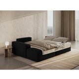 Micadoni Črna raztegljiva kotna sedežna garnitura (levi kot) Jodie – Home | Shoptok.si