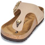 Birkenstock Japonke Gizeh Big Buckle LENB Sandcastle Bež | Shoptok.si