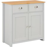 vidaXL Komoda siva 79x35x81 cm, (20955410) Cene