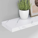  Polica na zidu Zidne 2 pcs Bijeli mramor 90 x 23,5 x 4 cm | shoptok.hr