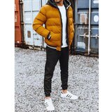 DStreet Yellow men's quilted winter jacket TX4201 Cene