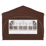  Rastezljivi šator za zabave 575 x 288 x 245 cm Smeđa | shoptok.hr