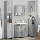  Set namještaja za kupaonicu 5 kom. Siva Sonoma 61 x 35 x 64 cm | shoptok.hr