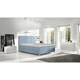 CARRYHOME POSTELJA Z VZMETNICO 180 cm x 200 cm , tekstil turkizna | Shoptok.si