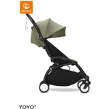 Stokke Ogrodje s sedežno enoto black frame 6+ color pack Yoyo® olive | Shoptok.si