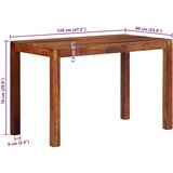  Jedilna miza 120x60x76 cm Masivni les Akacija, (22066474) | Shoptok.si