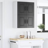  Ormar za Zid PORTO 2 pcs Crna 60 x 31 x 40 cm Konstruirano drvo | Eponuda.com