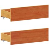 vidaXL krevet s regalom za knjige bez madraca 140 x 190 cm od borovine | shoptok.hr