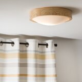  stropna svetiljka natural slim 1xE27/60W/230V prečnik 27 cm borovina | Eponuda.com