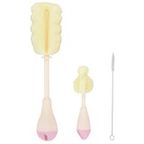 Kikka Boo set četki za čišćenje flašica i cucli 3 dela pink (KKB40044) | ePonuda.com