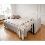 ELTAP Sivo-bež sklopiva/s prostorom za odlaganje sofa od bouclé tkanine 244 cm Arcadova – | shoptok.hr