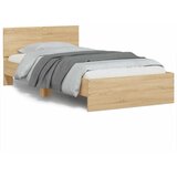  Okvir kreveta s uzglavljem LED boja hrasta sonome 100 x 200 cm | shoptok.hr