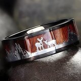 IZMAEL Prsten WO-7156 - Smeđa / 57mm KP7156 | Eponuda.com