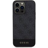 Guess PU 4G Stripe MagSafe Zadní Kryt pro iPhone 15 Pro Black Ovitek za telefon Vijolična Cene