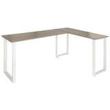 MID.YOU Kotna Pisalna Miza Workspace Basic I, Siva, Bela | Shoptok.si