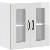Maison Chic Kuhinjska stenska omarica - Kuhinjska omarica s steklenimi vrati Kalmar bela iu1015, (22063802) | Shoptok.si