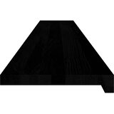  Prozorske klupice 2 kom tamnosmeđe 160x30x2 cm masivne hrast | shoptok.hr