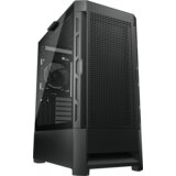 Cougar | Case Airface Black | PC Case | Mid Tower / Mesh Front Panel / 1 x 120mm Fan / TG Left Panel / Black - CGR-5ZD1B-AIR | Shoptok.si