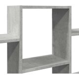  Zidna polica siva boja betona 159x18x66 cm konstruirano drvo | Eponuda.com