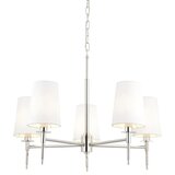  Endon 99457 - Luster na lancu 5xE14/6W/230V sjajni hrom/bela | Eponuda.com