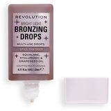 Revolution kremni bronzer - Bright Light Bronzing Drops Deep Bronze - Spice Cene