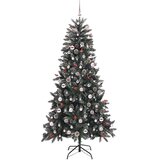  Umjetno božićno drvce Zelena 210 cm PVC, Plastika i Čelik | shoptok.hr