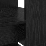 Stol s policom Crni hrast 113 x 54 x 120 cm Konstruirano drvo | shoptok.hr