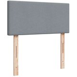 vidaXL Box spring postelja z vzmetnico svetlo siva 90x190 cm blago | Shoptok.si